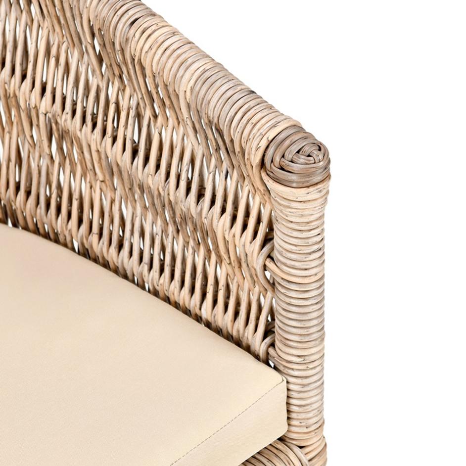 Collins Outdoor Dining Chair Natural/Sand by Classic Home