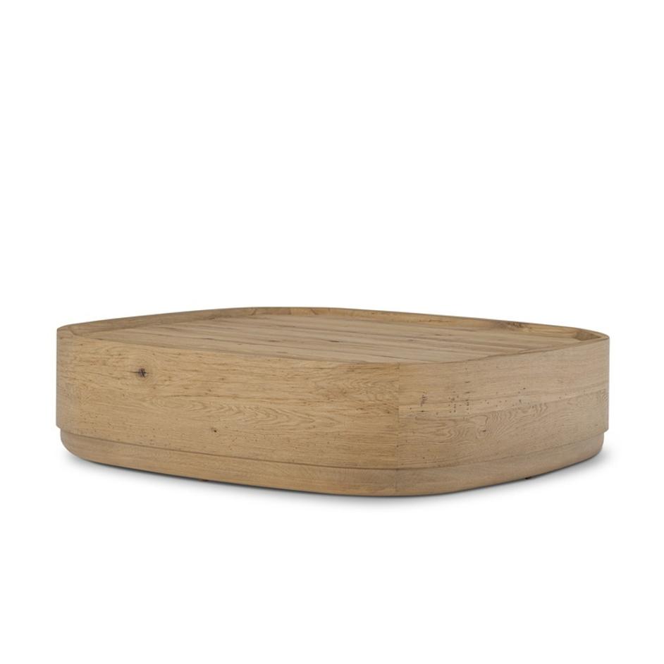 Leandro Coffee Table - Natural Reclaimed French Oak by Four Hands