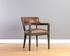 BRYLEA DINING ARMCHAIR - BROWN - SHALIMAR TOBACCO LEATHER by Sunpan