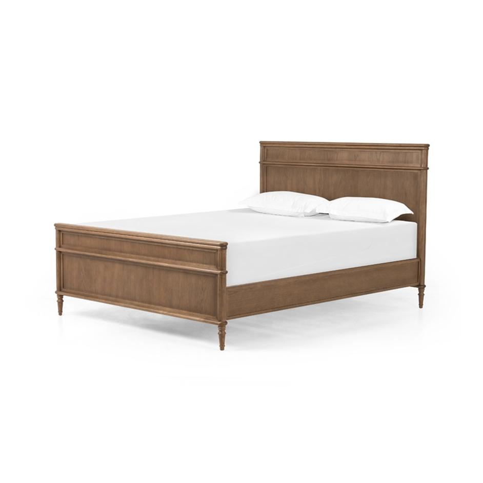 Toulouse Bed In Toasted Oak In Queen by FOUR HANDS