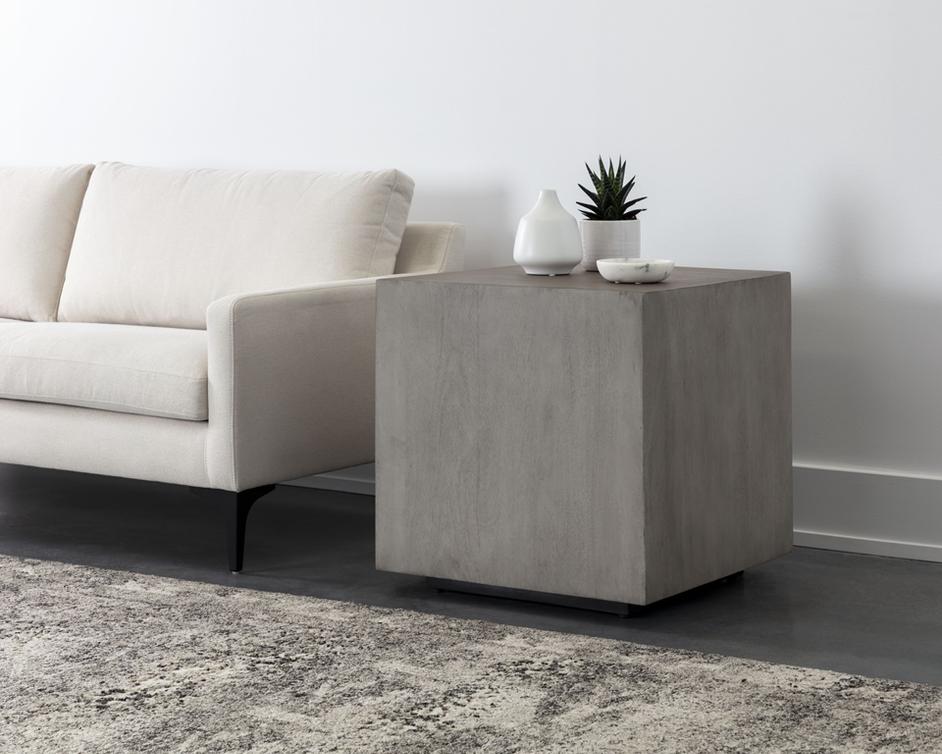 FREZCO SIDE TABLE - GREY by Sunpan