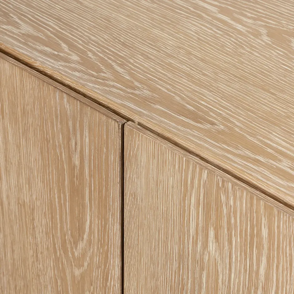 Mika Dining Sideboard-Wwashed Oak Veneer by FOUR HANDS