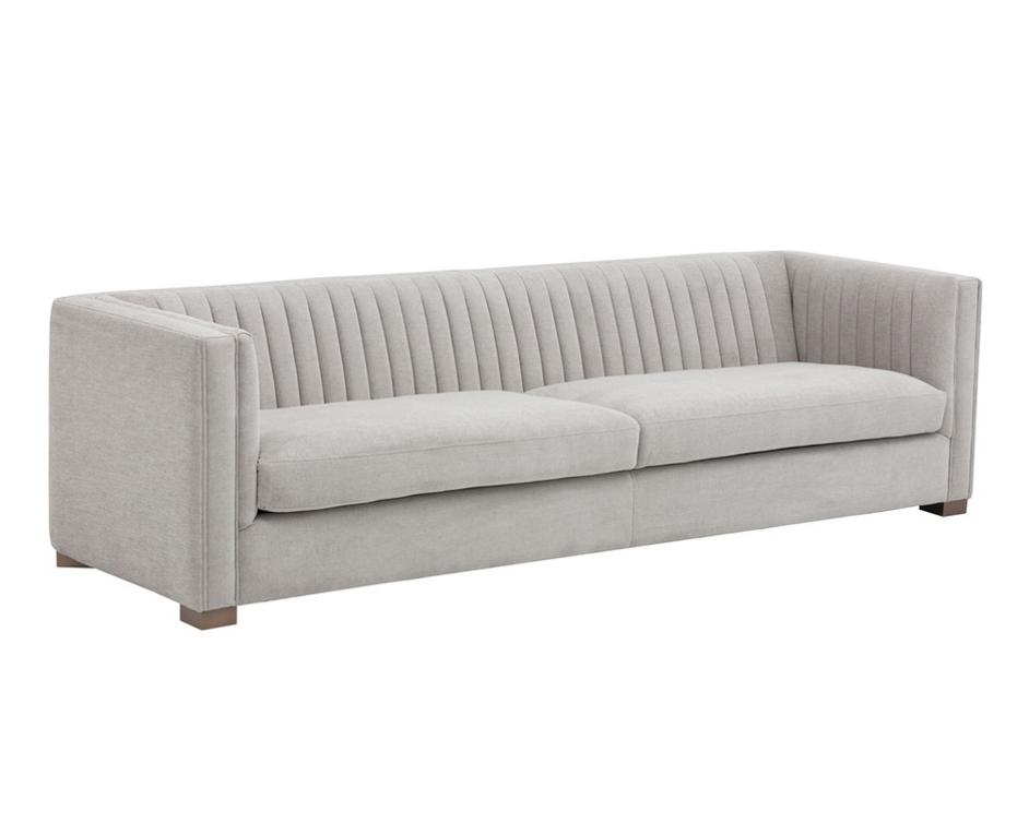 Caitlin Sofa - Hemingway Silver by Sunpan