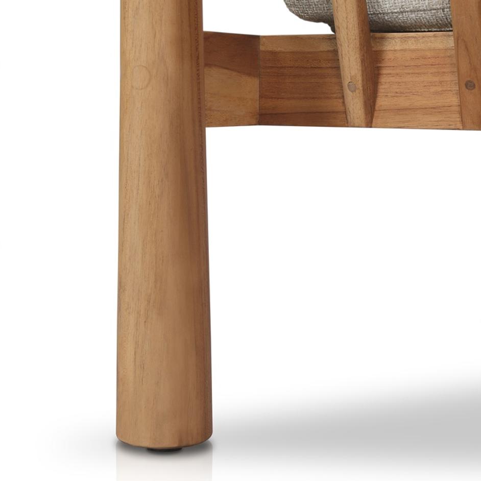 Irvine Outdoor Sofa 96" in Natural Teak by FOUR HANDS