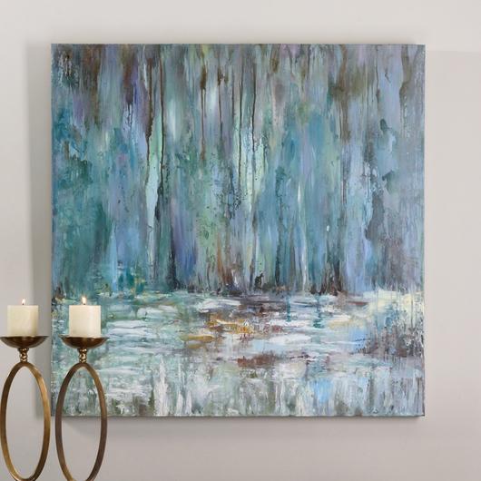 Blue Waterfall Art by Uttermost