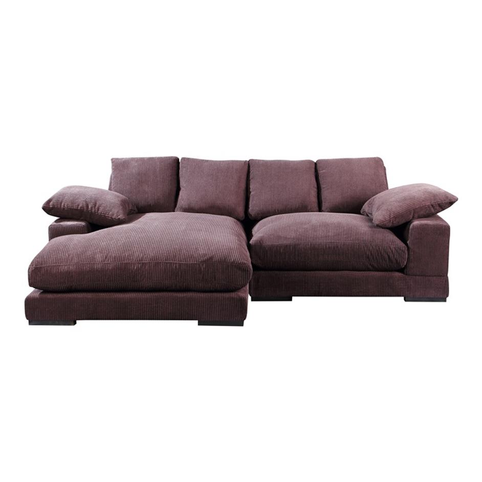 PLUNGE SECTIONAL DARK BROWN by Moes Home