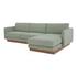 Vernon Right Sectional Sage by Moes Home