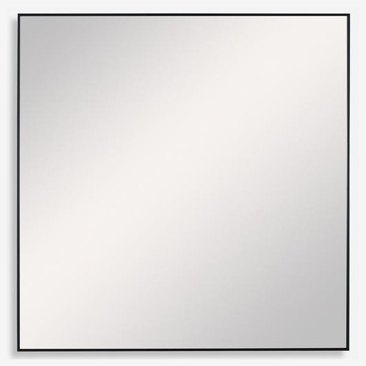 Alexo Black Square Mirror by Uttermost