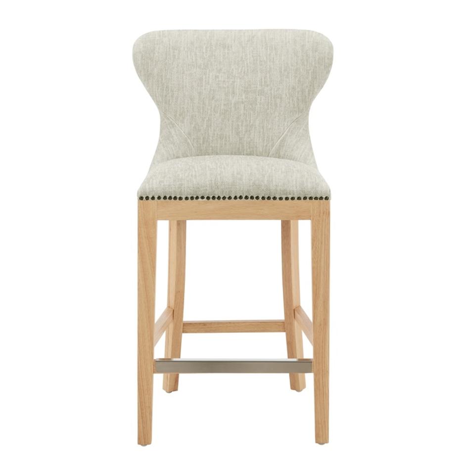 Dorsey Fabric Counter Stool, Pasadena Beige by New Pacific Direct