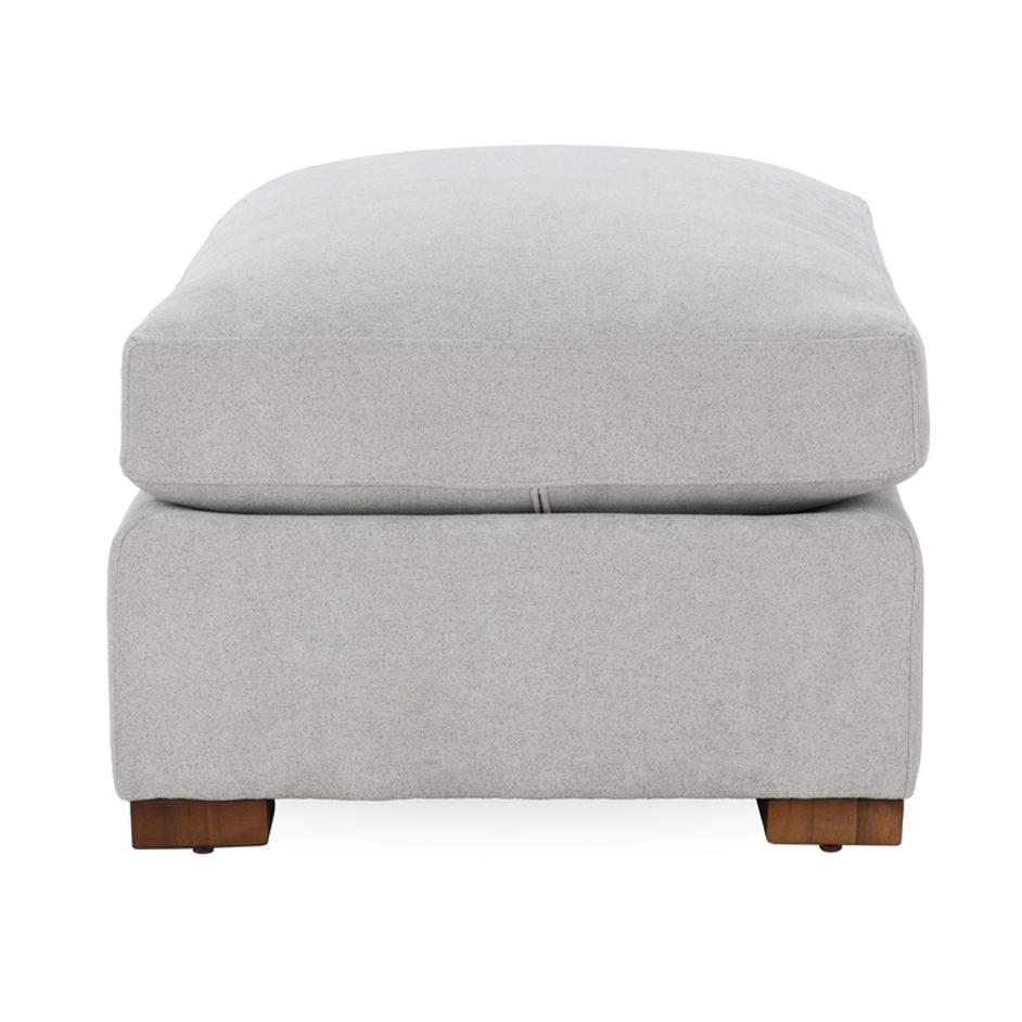 Audrey Upholstered Rectangle Ottoman Elite by Classic Home