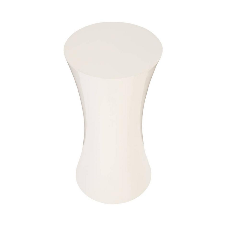 Ave Pedestal, Gel Coat White by PHILLIPS COLLECTION