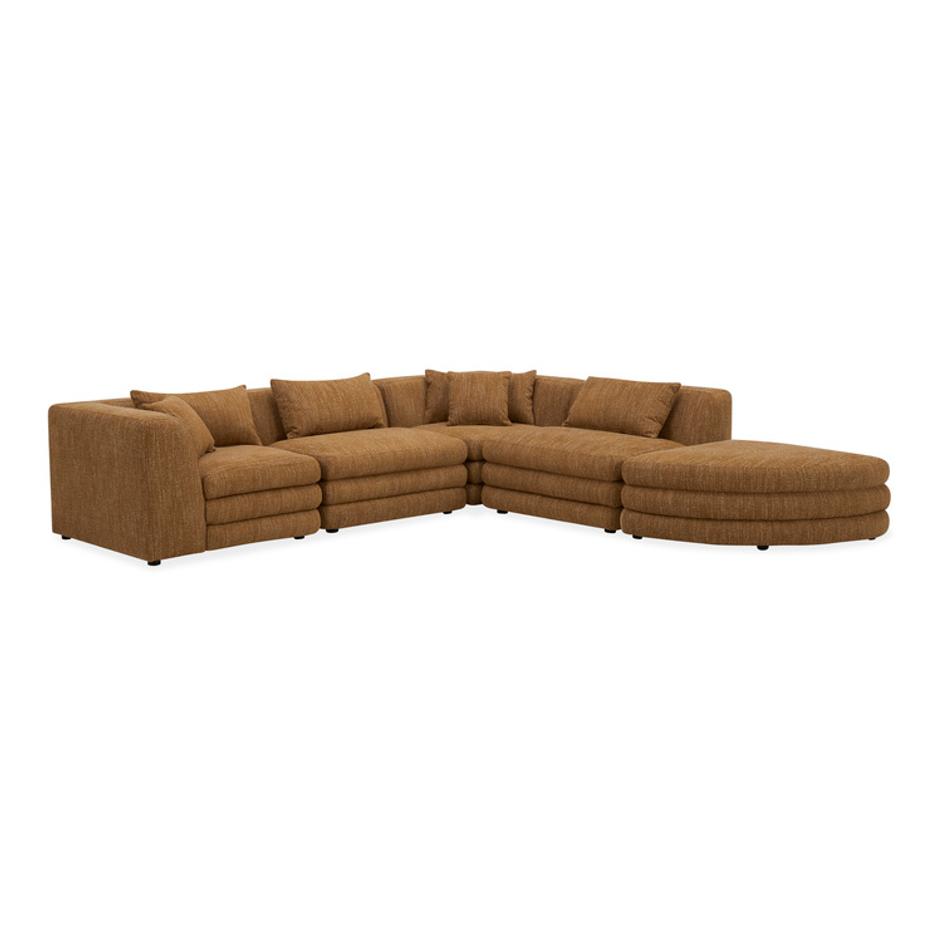 Lowtide Alcove Modular Sectional Amber Glow by Moes Home