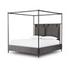 Leigh Canopy King Bed - San Remo Ash by Four Hands