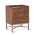 Cosmopolitan Night Chest, Honey Brown by Home Trends & Design