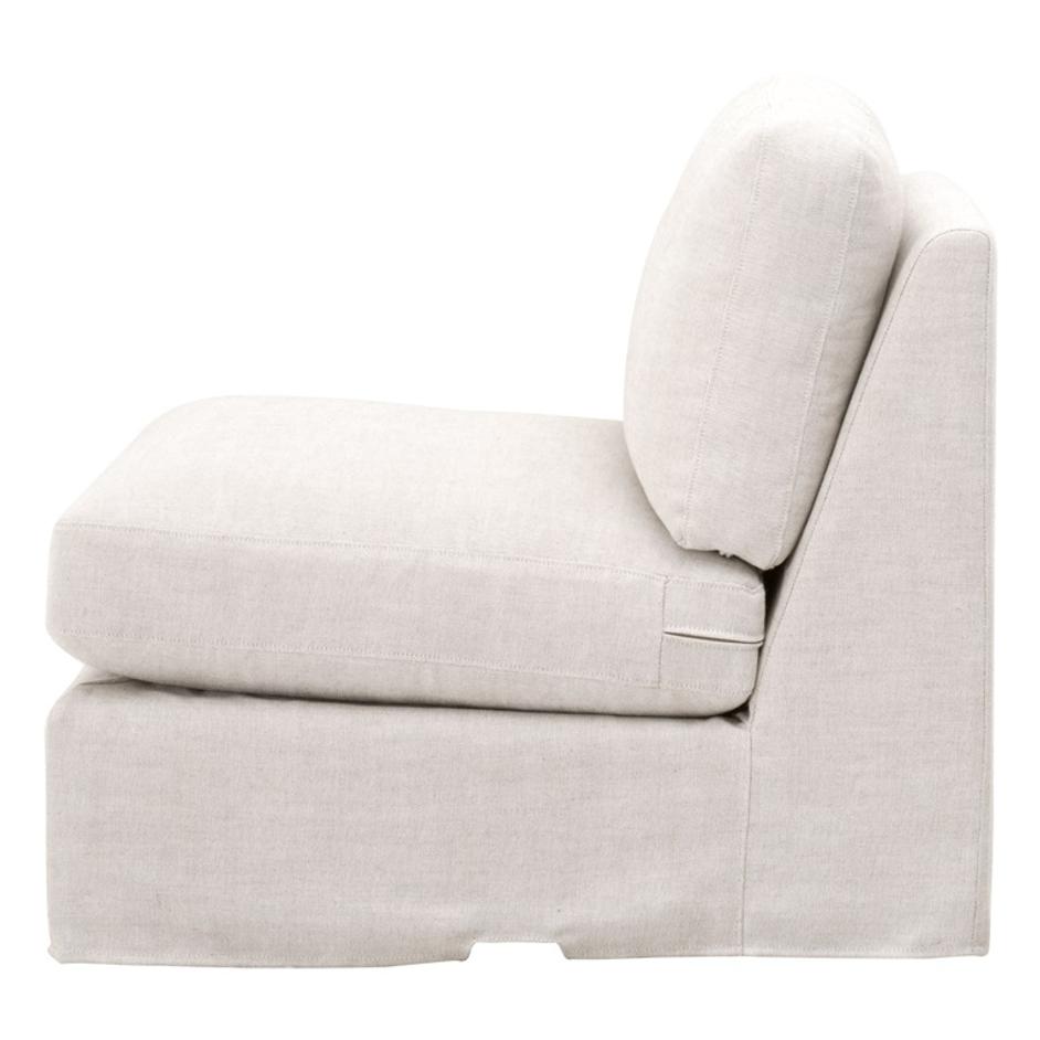 Lena Modular Slipcover 1-Seat Armless Chair by Essentials For Living