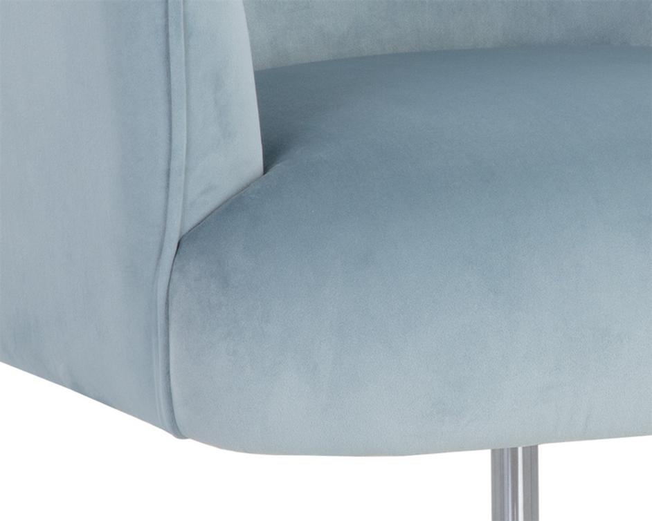 KARINA OFFICE CHAIR - CORNFLOWER BLUE SKY by Sunpan