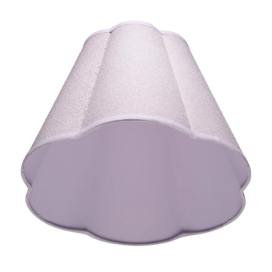 Scalloped 100% White Polyester Shade, Large by Jamie Young