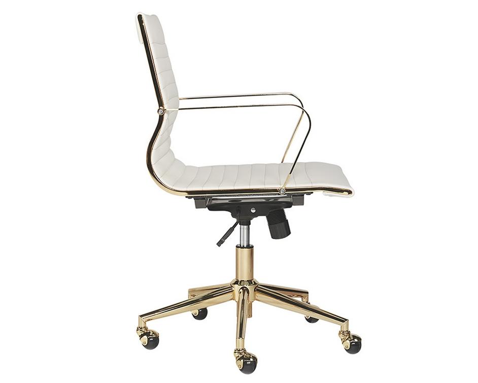 Jessica Office Chair - White by Sunpan