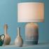 Flagstaff Ceramic Table Lamp with Linen Shade by Jamie Young