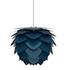 Aluvia Medium Plug-In Pendant in Petrol with Black cord by UMAGE