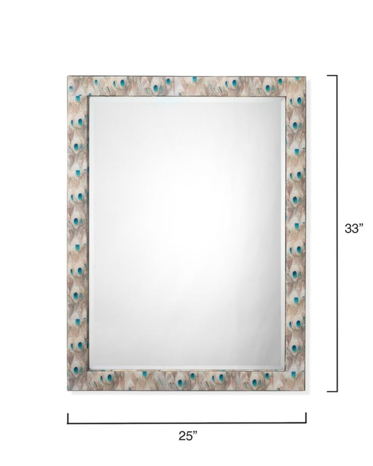 Plume Rectangle Mirror by Jamie Young