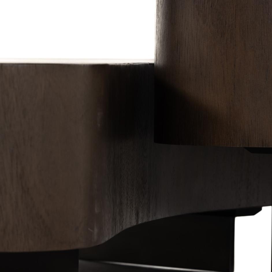 Avett Coffee Table In Smoked Guanacaste by FOUR HANDS