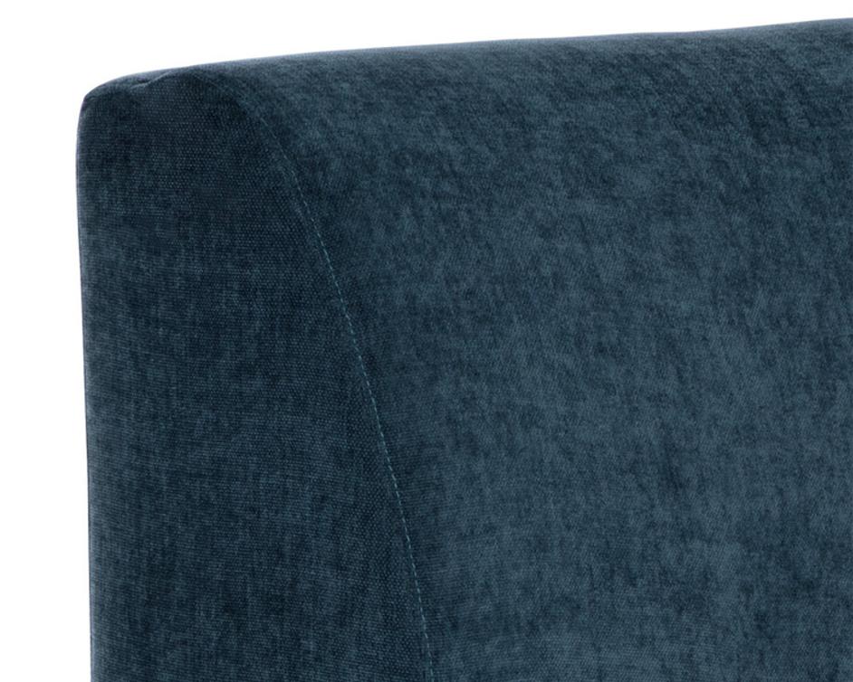 JACLYN MODULAR - ARMLESS CHAIR - DANNY DUSTY BLUE by Sunpan
