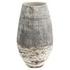 Calypso Vase | Off White | Brown - Large by Cyan Design