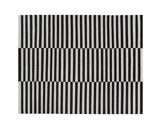 ZIGBY HAND-WOVEN RUG - BLACK / IVORY - 8' X 10' by Sunpan