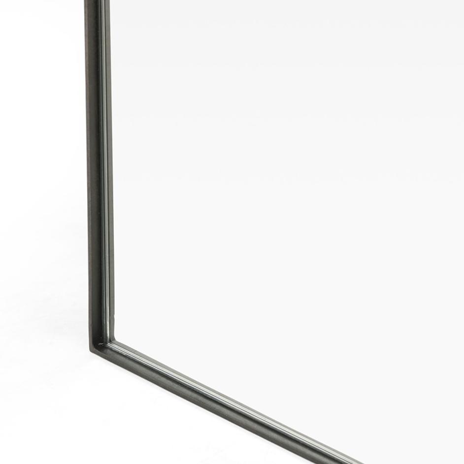 Bellvue Floor Mirror - Rustic Black by Four Hands