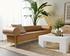 BROMLEY SOFA - RUSTIC OAK - LUDLOW SESAME LEATHER by Sunpan