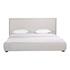 LUZON KING BED LIGHT GREY by Moes Home