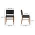 Mira Outdoor Dining Chair Black by Moes Home
