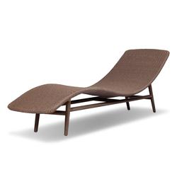 Portia Outdoor Chaise - Tanned Weave by Four Hands