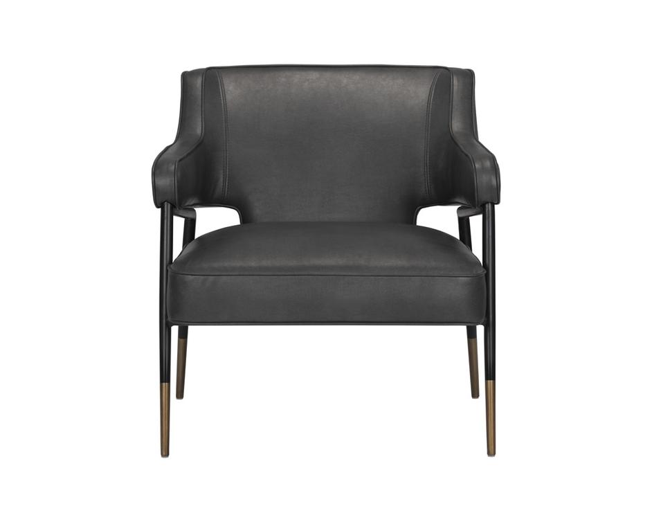 DEROME LOUNGE CHAIR - BRAVO PORTABELLA by Sunpan