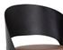 DEZIRAE BARSTOOL - BLACK - COGNAC LEATHER by Sunpan