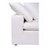 CLAY CORNER CHAIR LIVESMART FABRIC CREAM by Moes Home