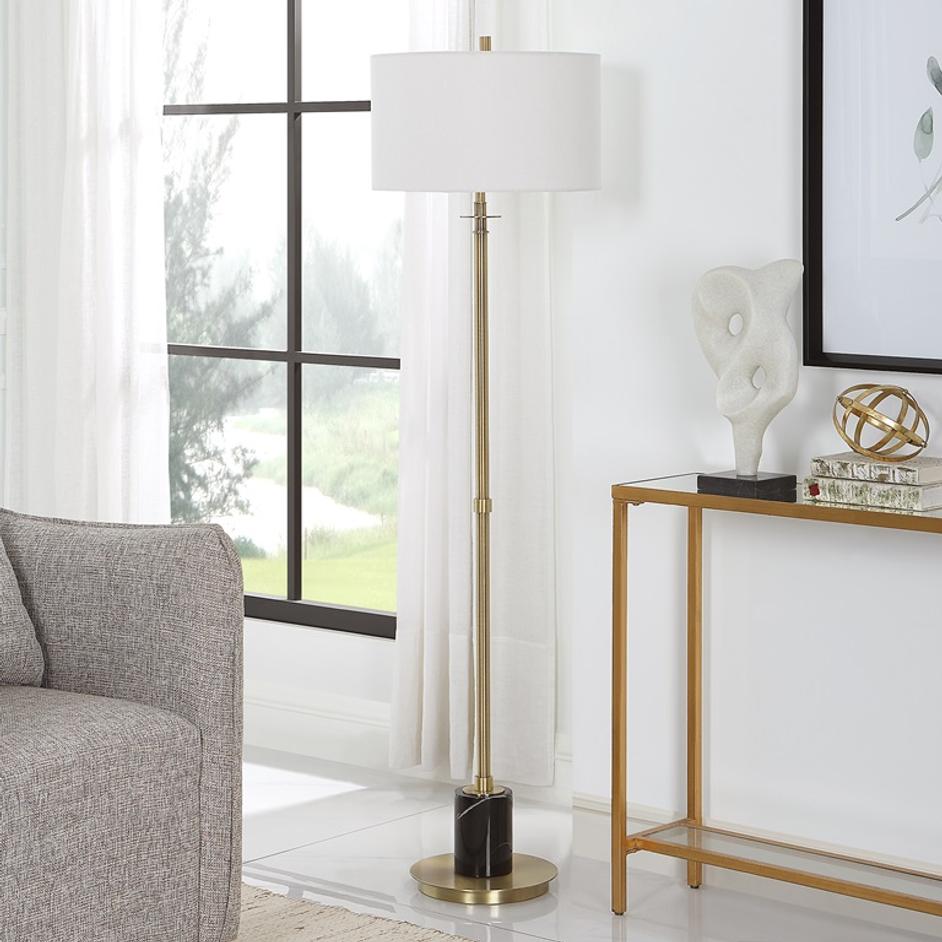 Guard Brass Floor Lamp by Uttermost