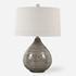 Batova Smoke Gray Lamp by Uttermost
