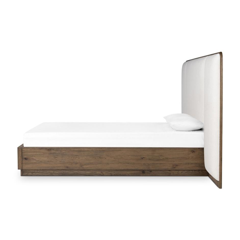 Regan Queen Bed - Crete Ivory by Four Hands