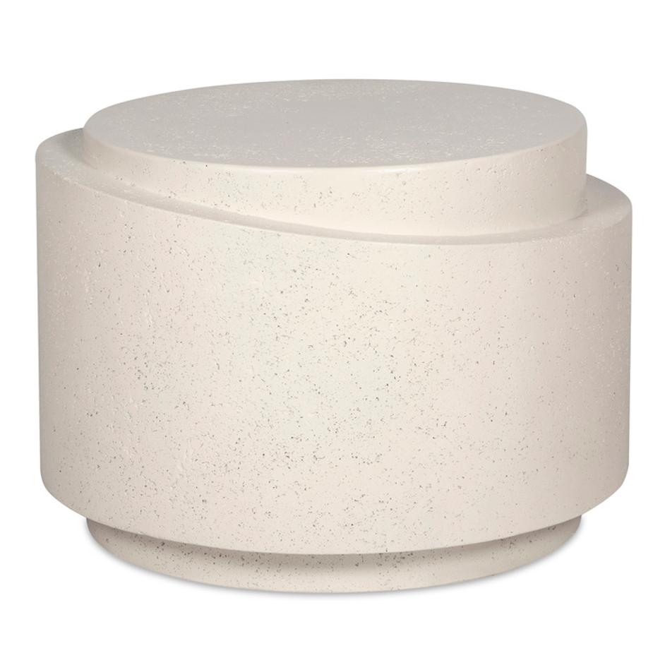 Cosmo Outdoor Accent Table Off White by Moes Home