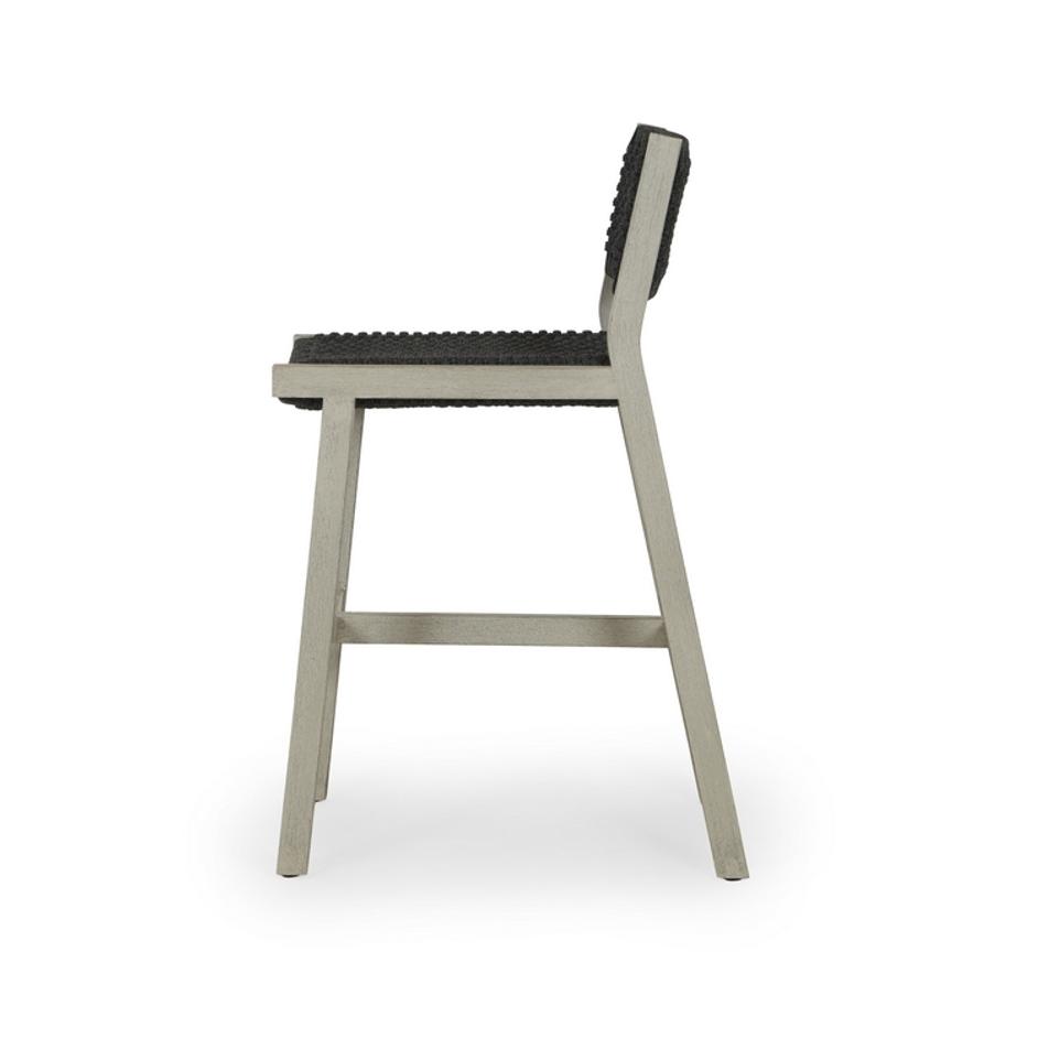 Delano Outdoor Counter Stool to Grey by FOUR HANDS