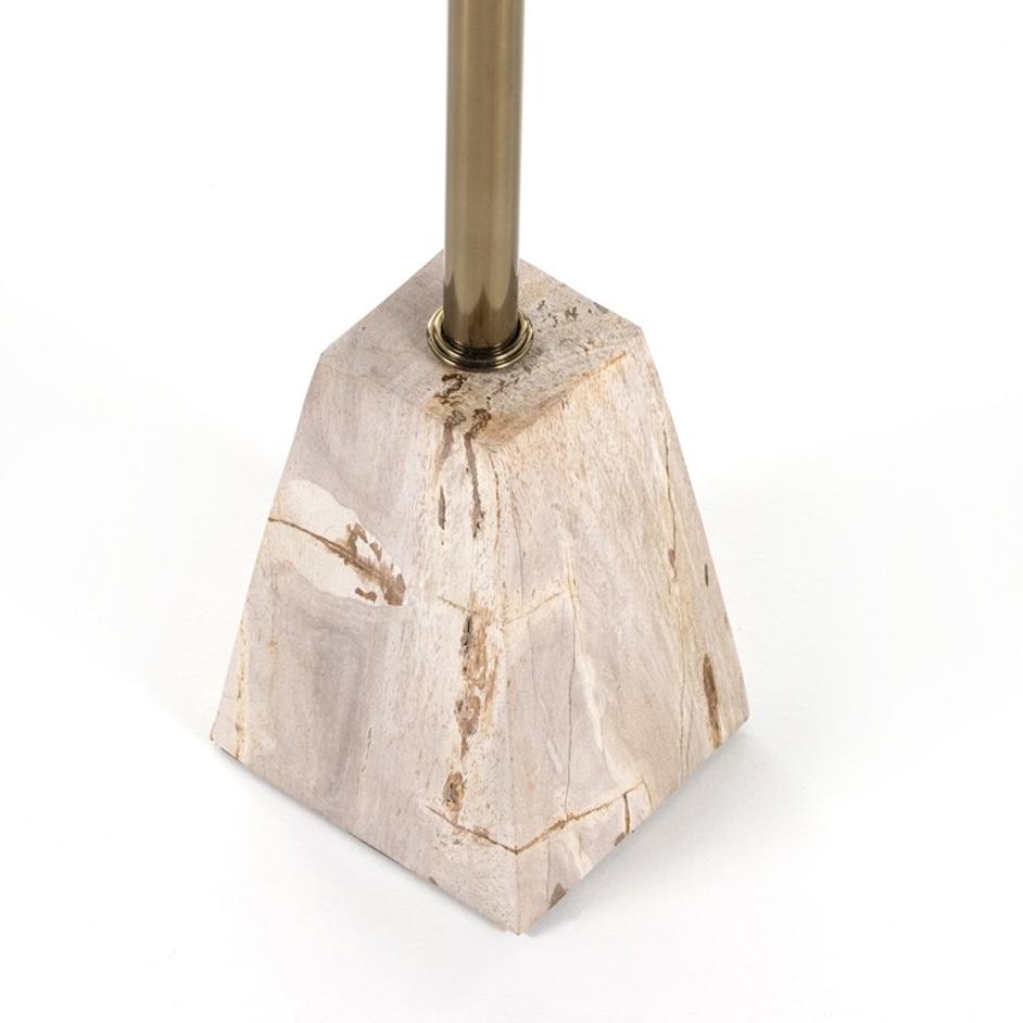 Galen End Table - Light Petrified Wood by Four Hands