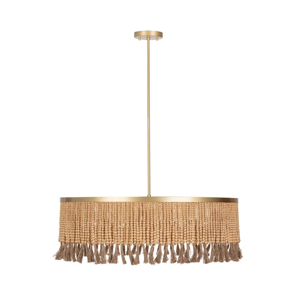 Andren Pendant Natural/Gold by Classic Home