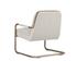 Lincoln Lounge Chair - Beige Linen by Sunpan
