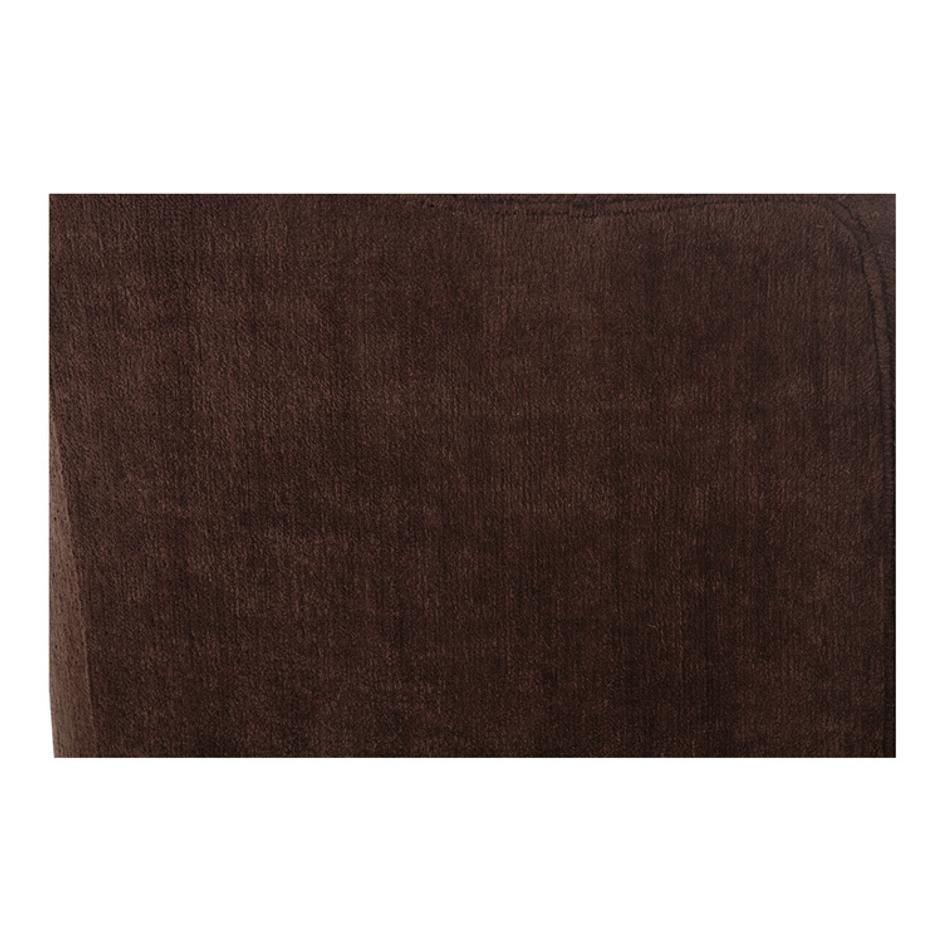 Drava Rolling Dining Chair Dark Brown by Moes Home