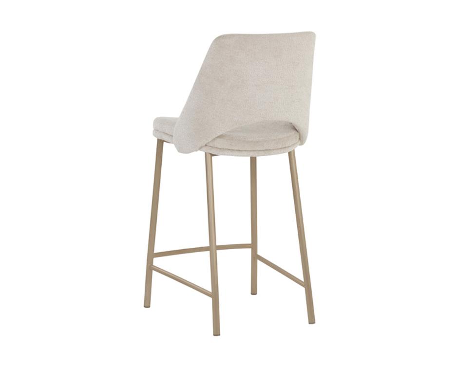 RADELLA COUNTER STOOL - BERGEN TAUPE by Sunpan