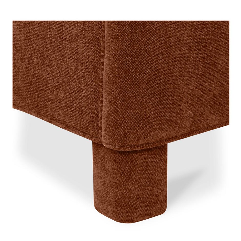 Ichigo Queen Bed Deep Orange by Moes Home