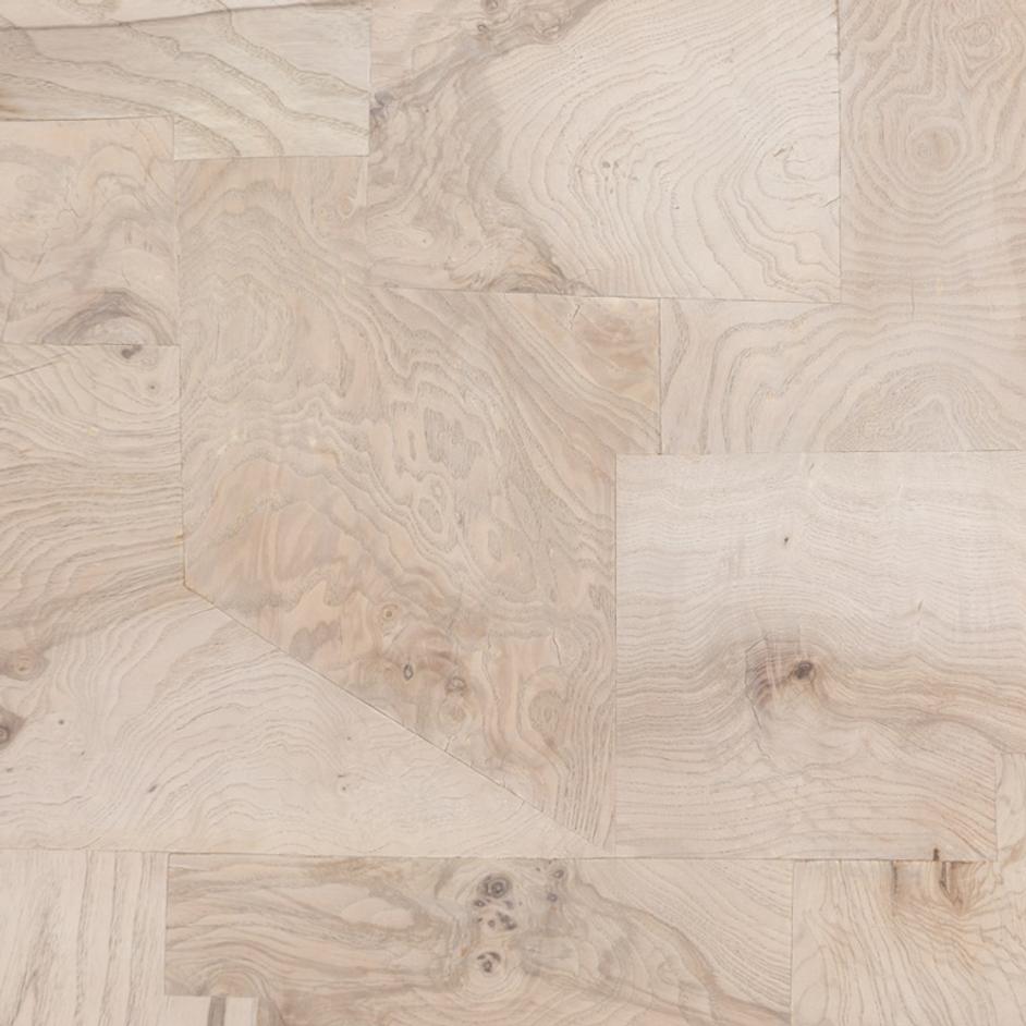 Blanco End Table In Bleached Burl by FOUR HANDS