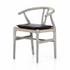 Muestra Dining Chair W Cushion In Wth Grey by FOUR HANDS